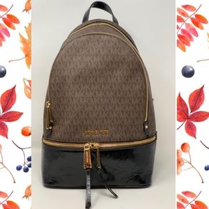 Michael Kors Rhea Medium Zip Backpack